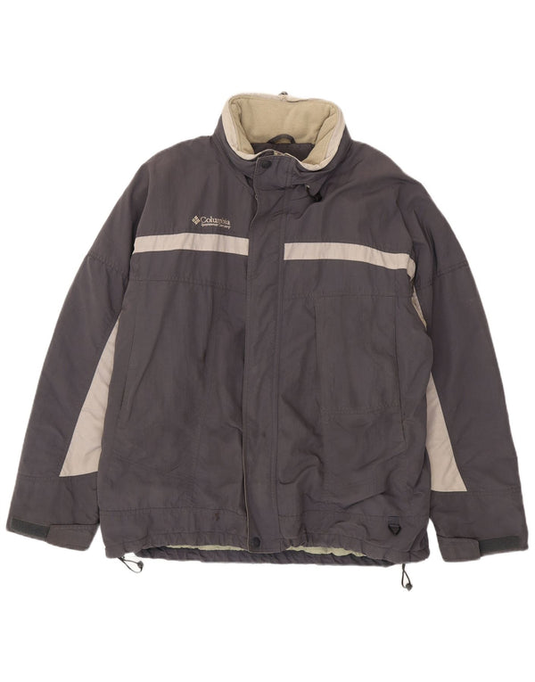 Columbia Herre Windbreaker Jacket UK 42 XL Grå Colourblock