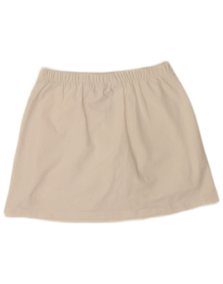 Nike Womens Skort UK 8/10 Small  Off White Polyester