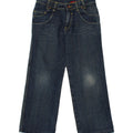 LEVI'S Boys Straight Jeans 9-10 Years W24 L22 Navy Blue Vintage Levi's and Second-Hand Levi's from Messina Hembry 