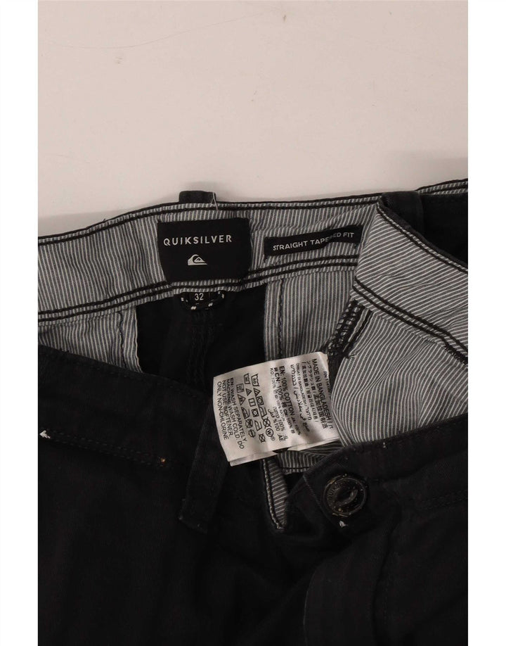 Quiksilver Mens Cargo Shorts W32 Large Black Cotton