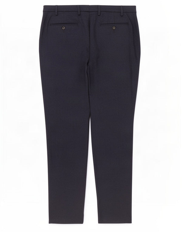 Marks & Spencer Herre Skræddersyet Fit Slim Suit Bukser W40 L33 Marineblå