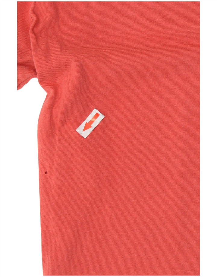 Timberland Mens Slim Fit T-Shirt Top Medium Orange