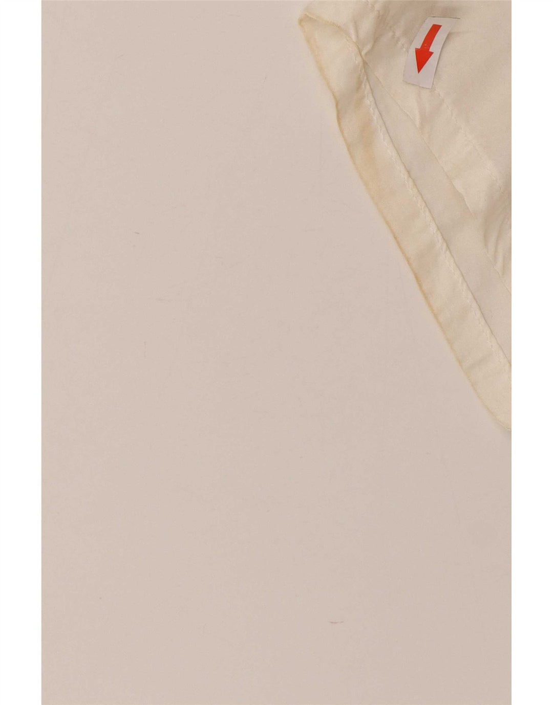 ACCORDO kvinders abstrakt mønster kortærmet skjortebluse UK 16 Large White