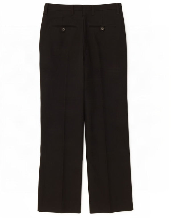 Zara Pantalon Chino Droit Homme EU 38 Small W30 L33 Noir Polyester