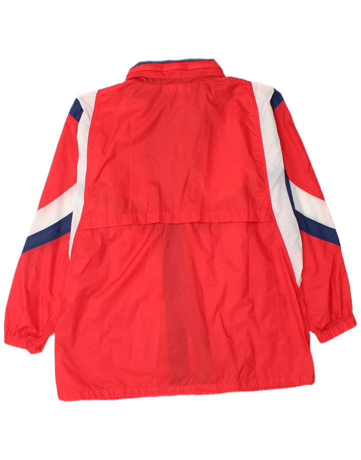 Мужская дождевик ALEX UK 42 XL Красный полиамид с цветными блоками