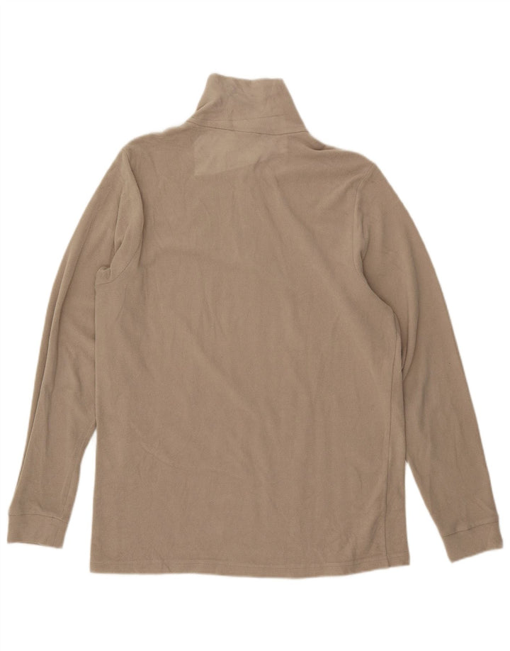 LOTTO Pull Polaire Col Zippé Homme Beige Moyen