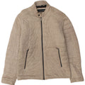 Zara Herren Bomberjacke UK 38 Medium Beige Polyester