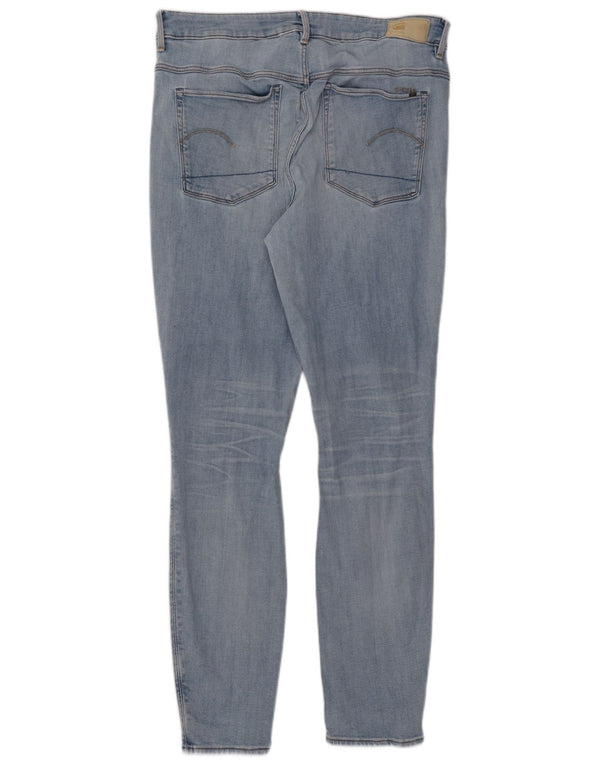 Męskie jeansy skinny w trudnej sytuacji G-Star W34 L32 Niebieska bawełna