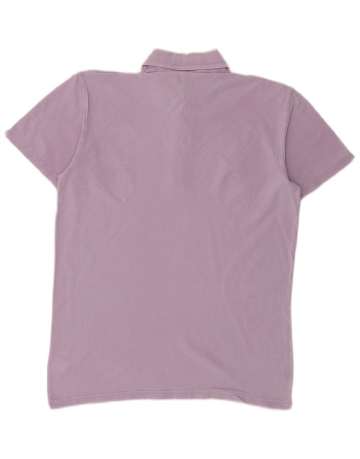 Fay Herren-Poloshirt IT 48 aus mittelvioletter Baumwolle