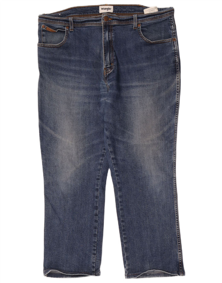 Wrangler Mens Texas Straight Jeans W40 L27 Blue Cotton