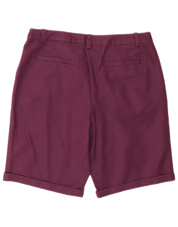 Crew Clothing Γυναικείο σορτς Chino UK 12 Medium W30 Βαμβακερό μπορντό