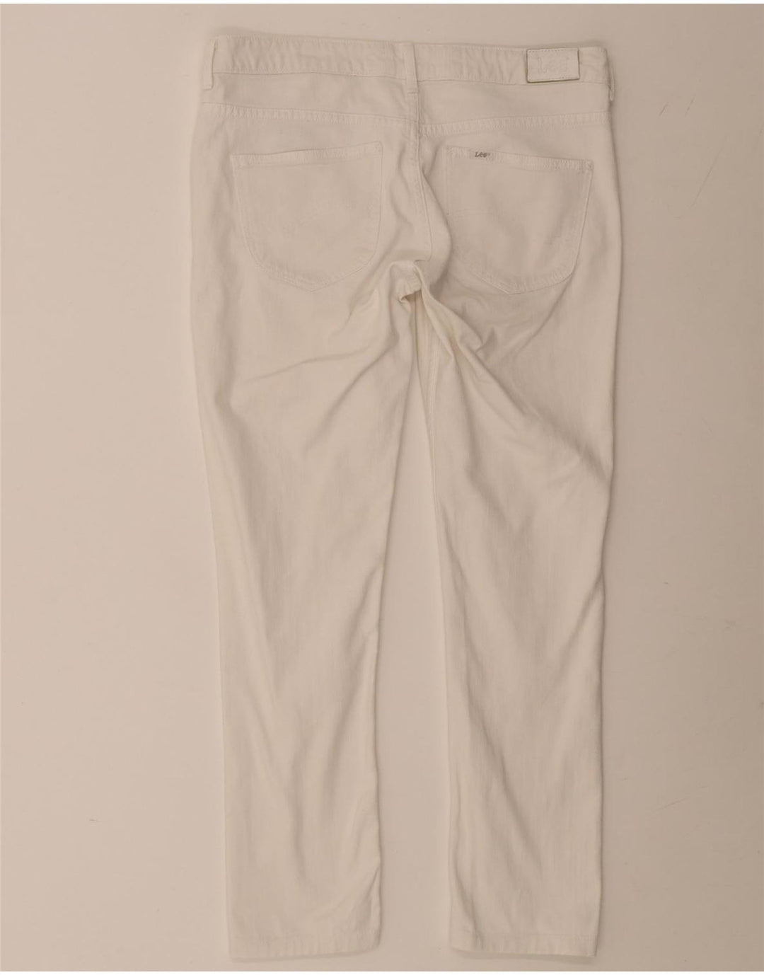Lee Womens Norma Slim Jeans W30 L27 White Cotton