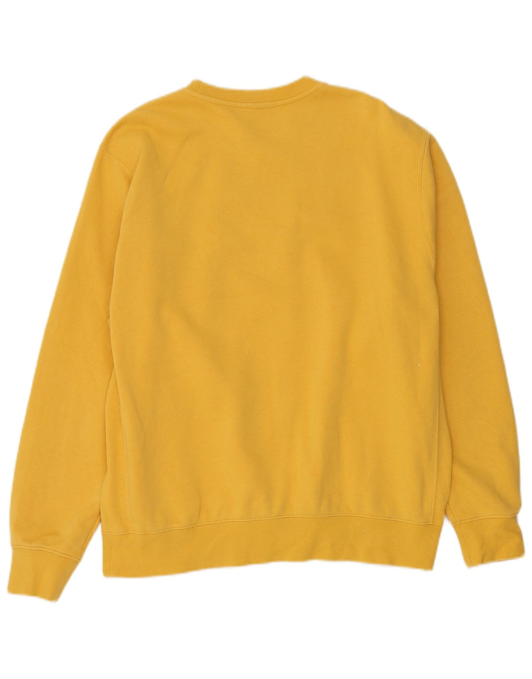 Nike Mens Sweatshirt Jumper XL Yellow Cotton