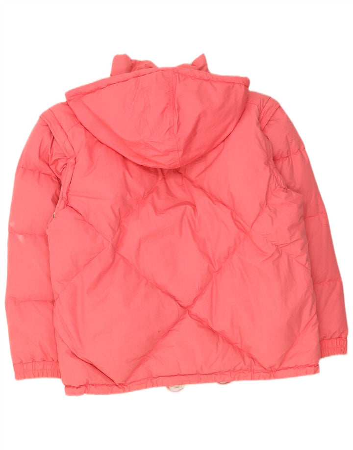 DOLOMITE Womens Hooded Reversible Padded Jacket UK 18 XL Pink