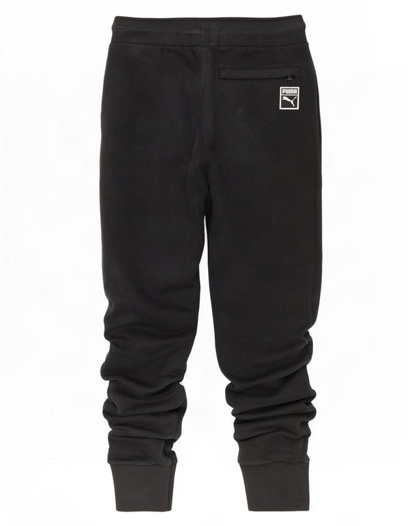 Puma Pantalon de Survêtement Graphique Homme Noir Coton