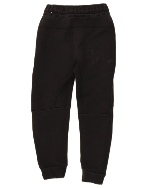 Nike Boys Tracksuit Trousers Joggers 8-9 Year Small Black Cotton