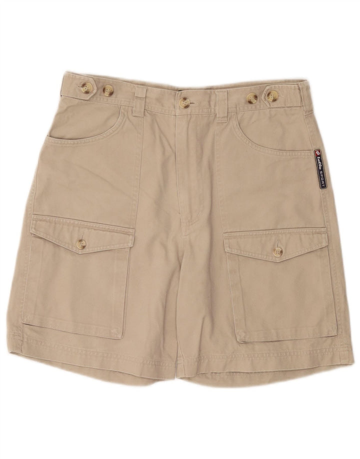 Lotto Mens Cargo Shorts W36 Large Beige Cotton