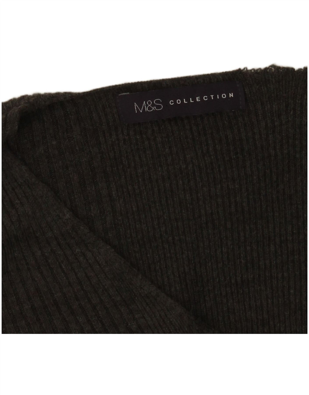 Женский джемпер с v-образным вырезом Marks & Spencer UK 14, средний серый