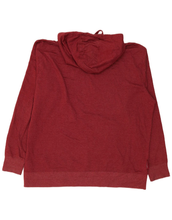 Felpa con cappuccio da uomo Mountain Warehouse 2XL in cotone bordeaux