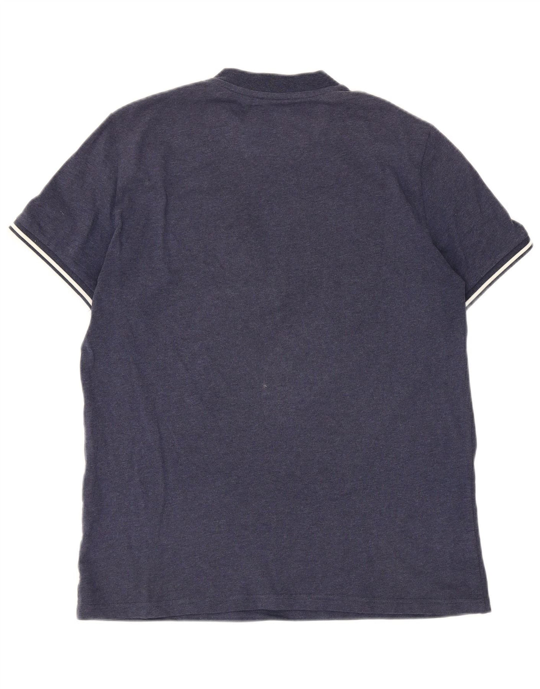 Maglietta Fred Perry da uomo con zip e collo, media, a righe blu navy