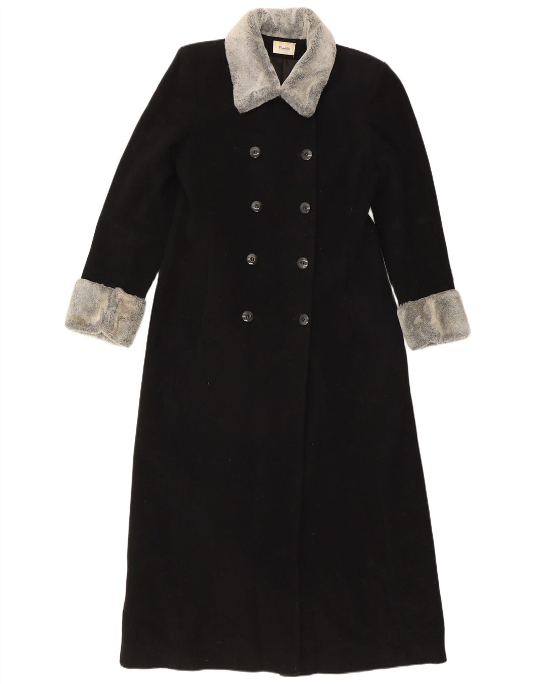 Cappotto doppiopetto da donna Pimkie IT 44 medio in lana nera