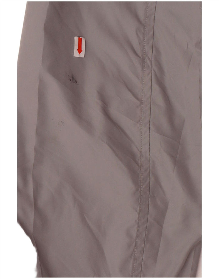 Champion Womens Hooded Windbreaker Jacket UK 18 XL Grey Polyester
