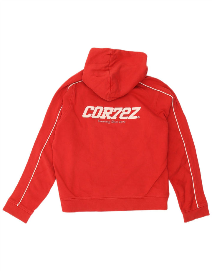 Nike Mens Graphic Hoodie Jumper UK 39/41 Medium Red
