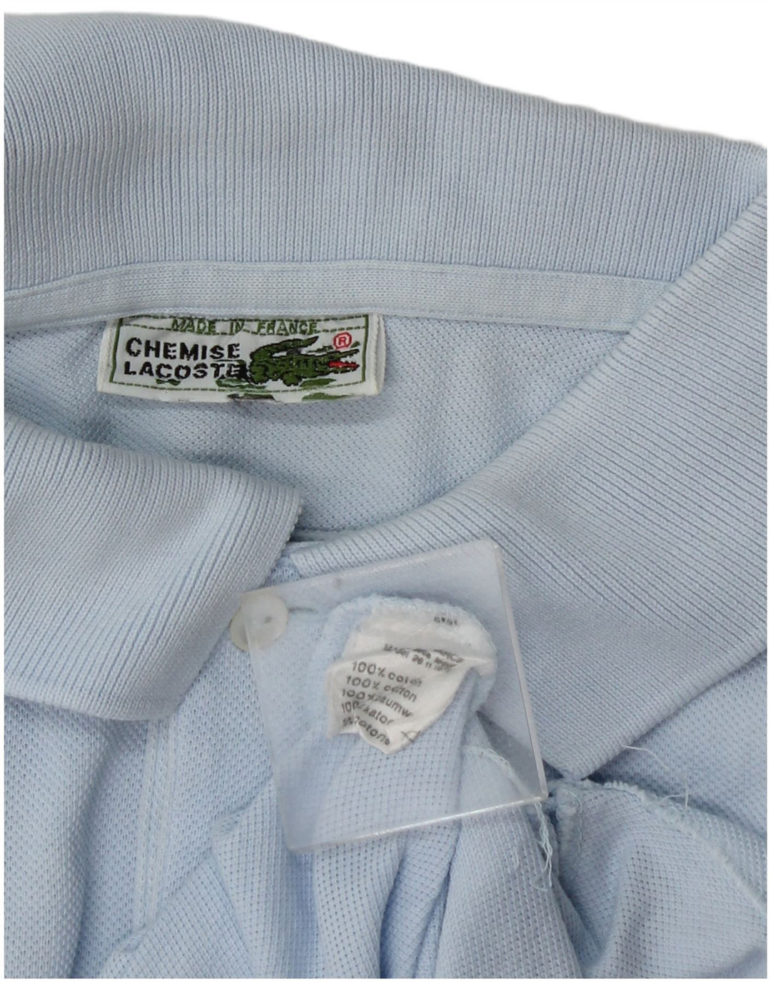 Polo da uomo Lacoste grande in cotone blu