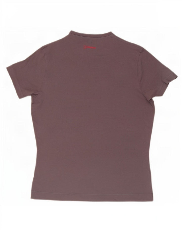 Berghaus Grafisk T-Shirt Top UK 14 Medium Grå Polyester