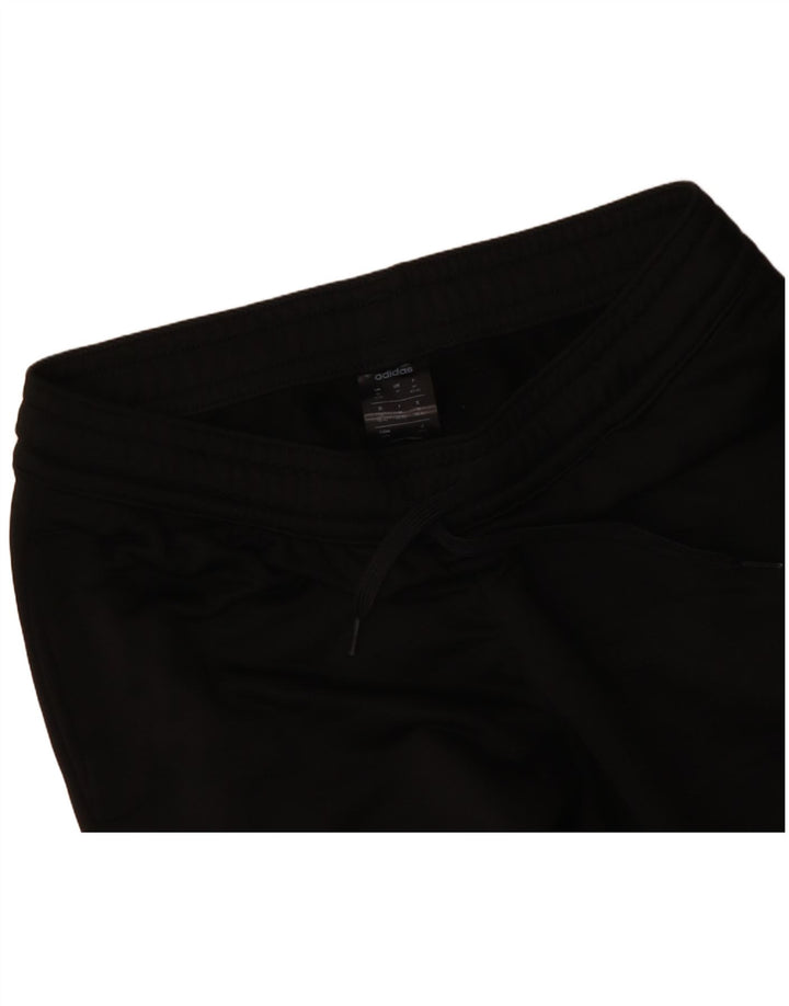 ADIDAS Womens Tracksuit Trousers Joggers UK 14 Medium  Black Polyester