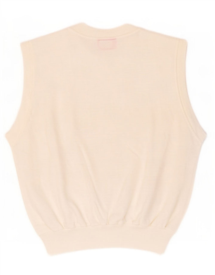 Fruit Of The Loom Mens Vest Tank Top Medium White Cotton