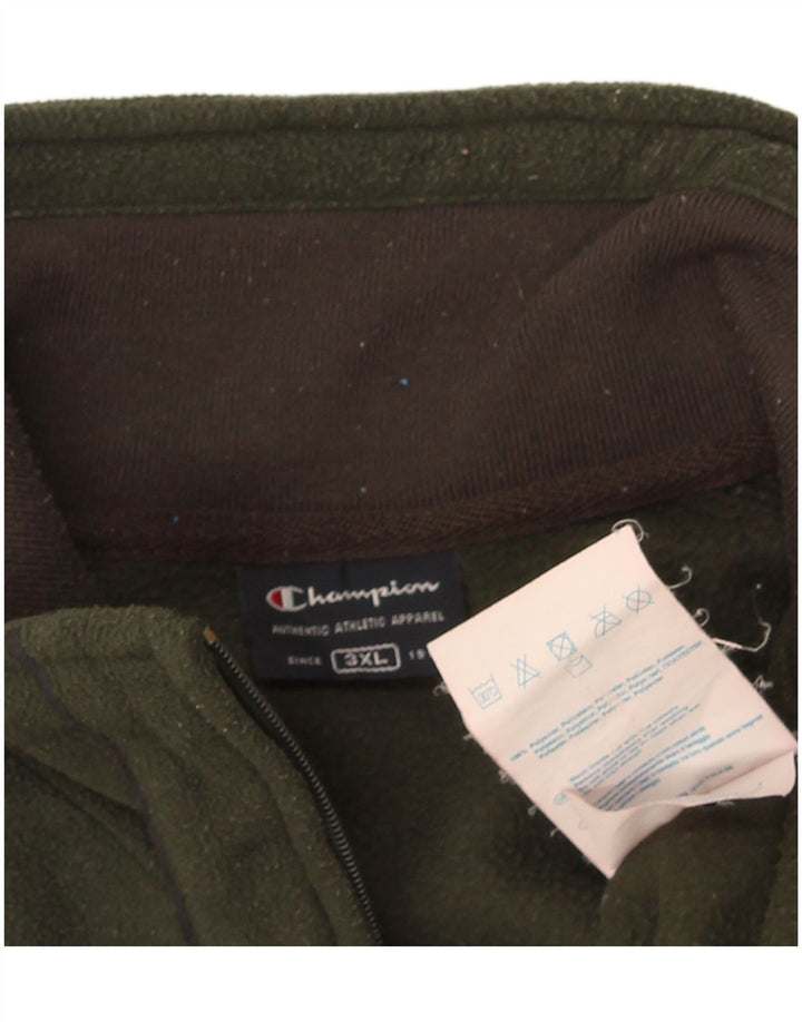 Jachetă fleece pentru bărbați Champion UK 46 3XL Kaki Poliester