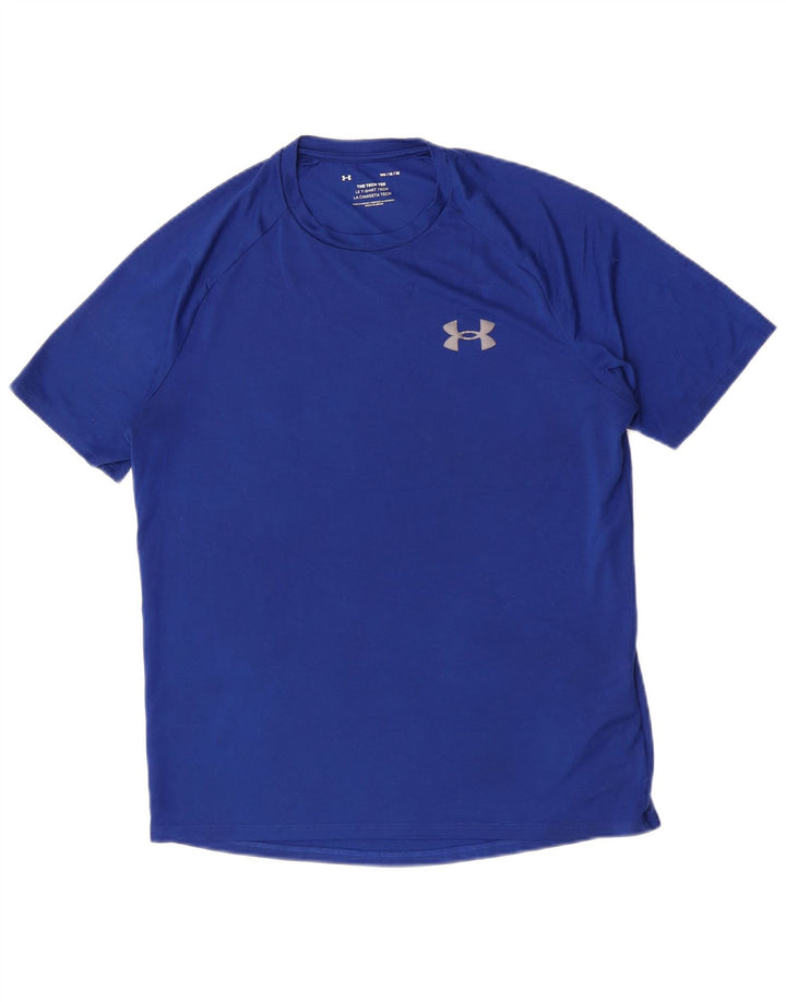 Under Armour Mens T-Shirt Top Medium Blue