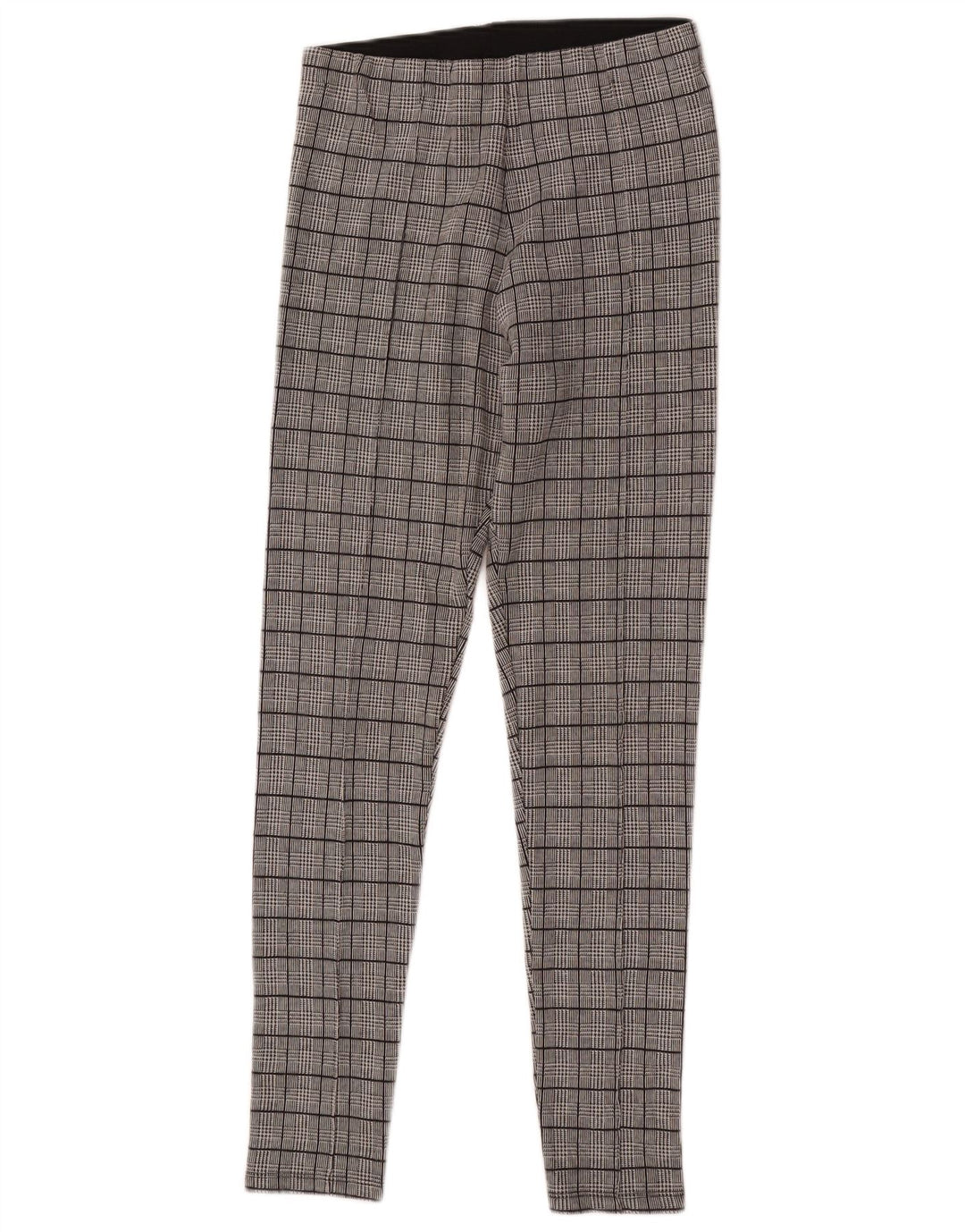 Leggings Zara da donna a quadri grigi medi