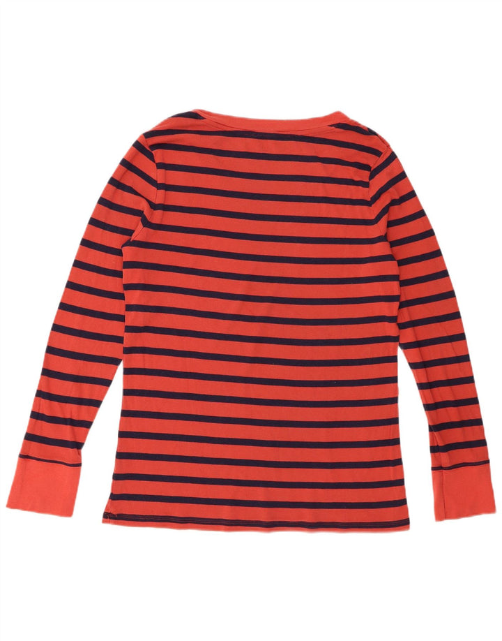 Gap Womens Top Long Sleeve UK 18 XL Red Striped