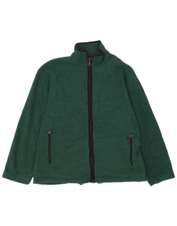 Giacca in pile da uomo Marks & Spencer UK 40 Large Verde Poliestere