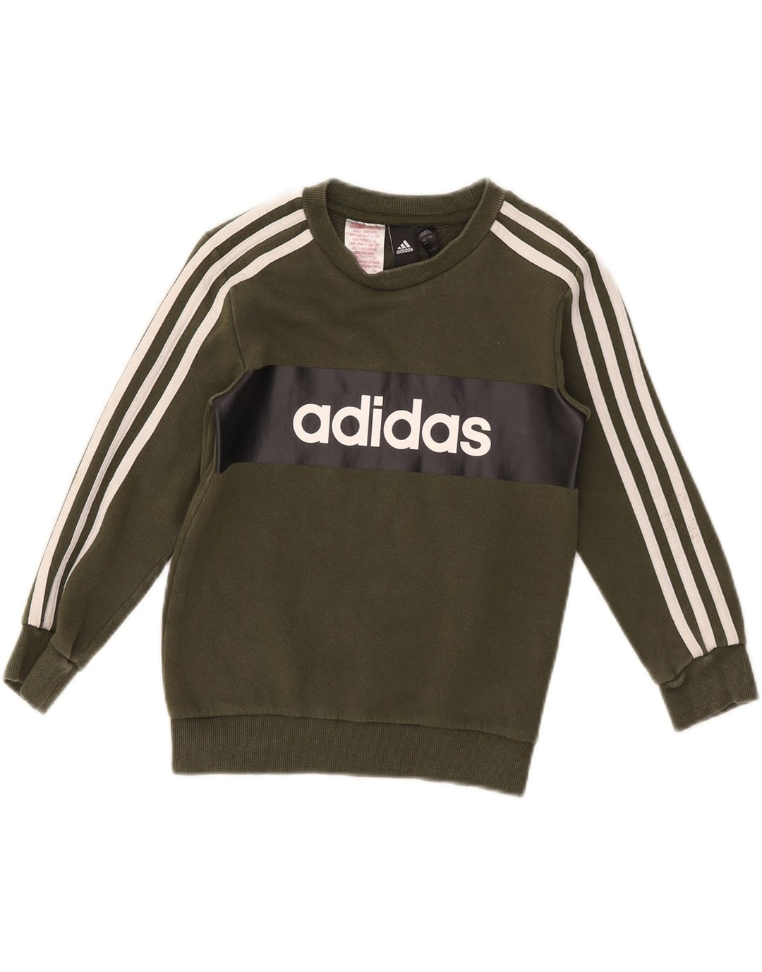 Adidas Boys Full Tracksuit 6-7 Years  Khaki Cotton