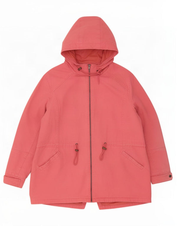Cotton Traders Damen-Parka mit Kapuze, UK 24 4XL, Rosa