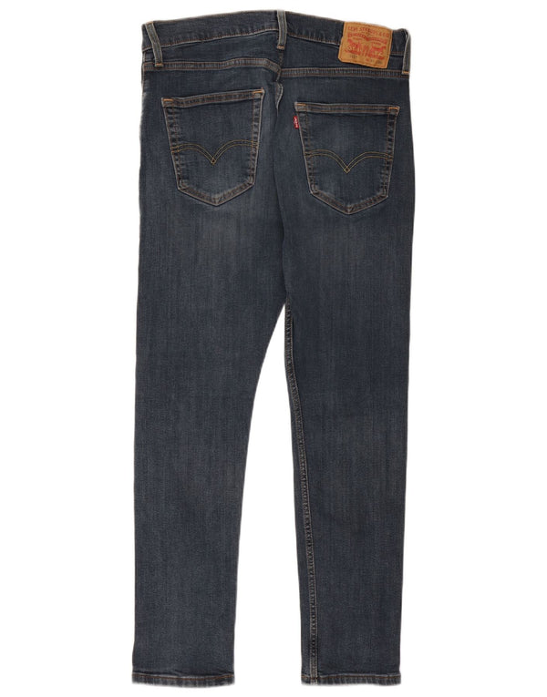 Levi's Mens 512 Slim Tapered Jeans W34 L30 Navy Blue