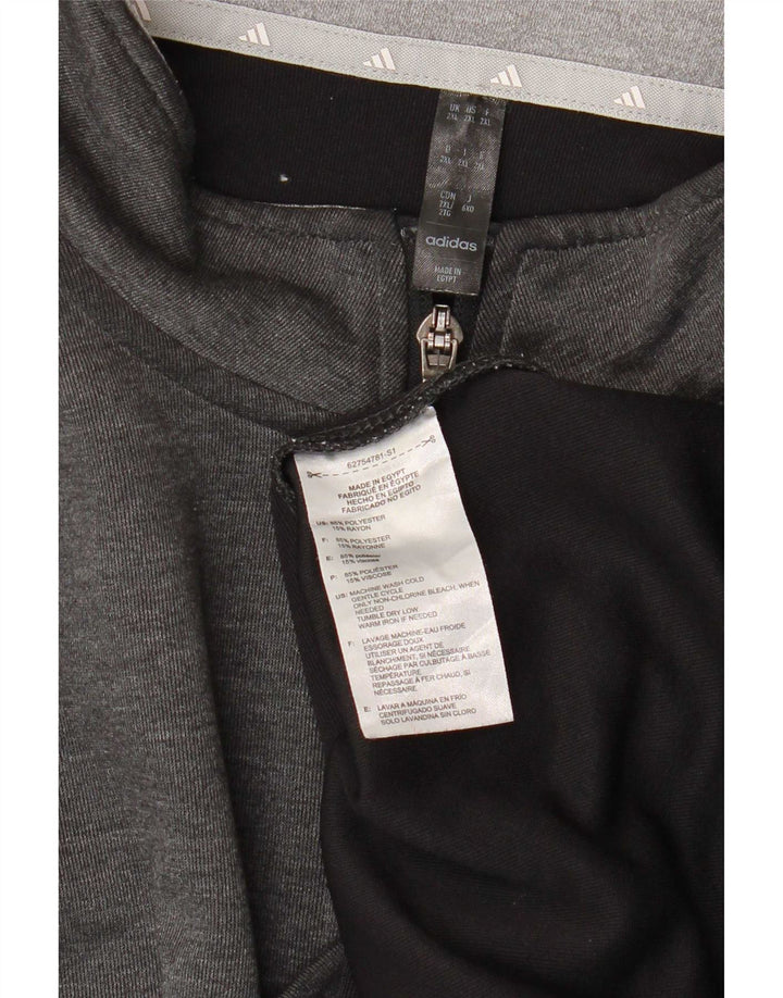 Jachetă de trening pentru bărbați Adidas, 2XL, poliester gri