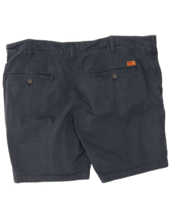 Timberland Herren Chino Shorts W42 2XL Marineblau Baumwolle