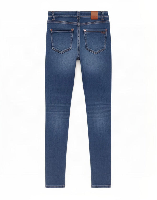 Zara Femme Jean Skinny EU 36 XS W26 L26 Bleu Coton