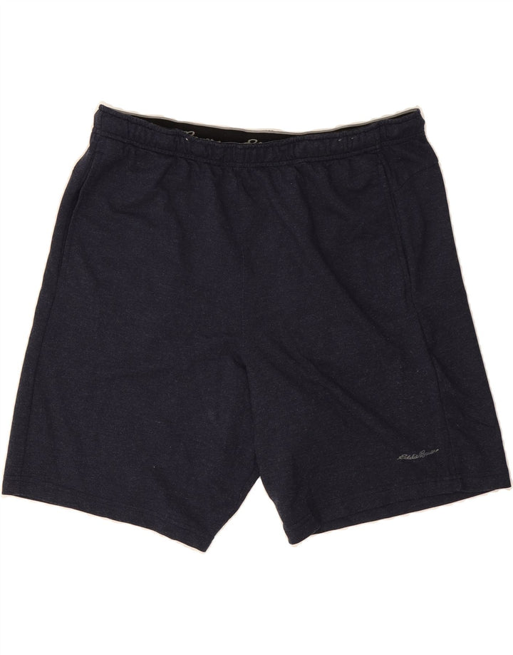 EDDIE BAUER Mens Sport Shorts XL  Navy Blue Rayon Vintage Eddie Bauer and Second-Hand Eddie Bauer from Messina Hembry 
