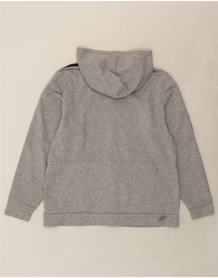 ADIDAS Mens Zip Hoodie Sweater XL Grey Vintage Adidas and Second-Hand Adidas from Messina Hembry 