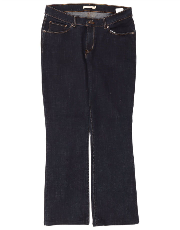 Levi's Womens Classic Fit Bootcut Jeans W31 L32 Navy Blue Cotton