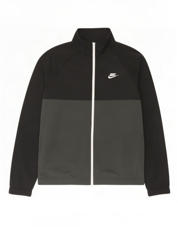 Nike Veste de survêtement pour homme Noir moyen Polyester colour block