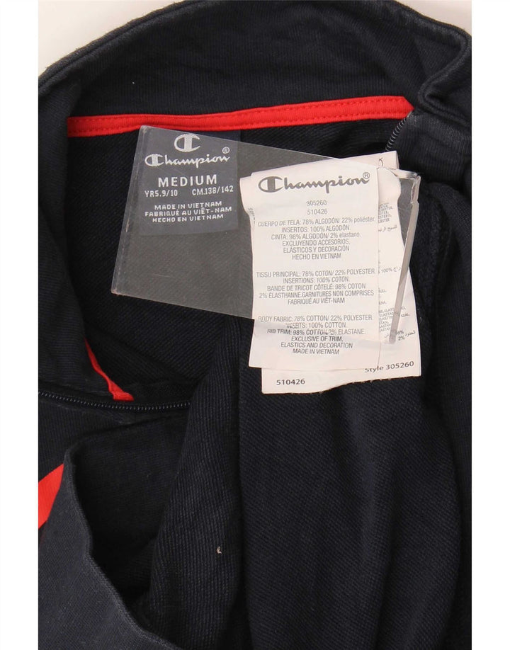 Giacca da tuta grafica Champion da ragazzo 9-10 anni, blu navy medio