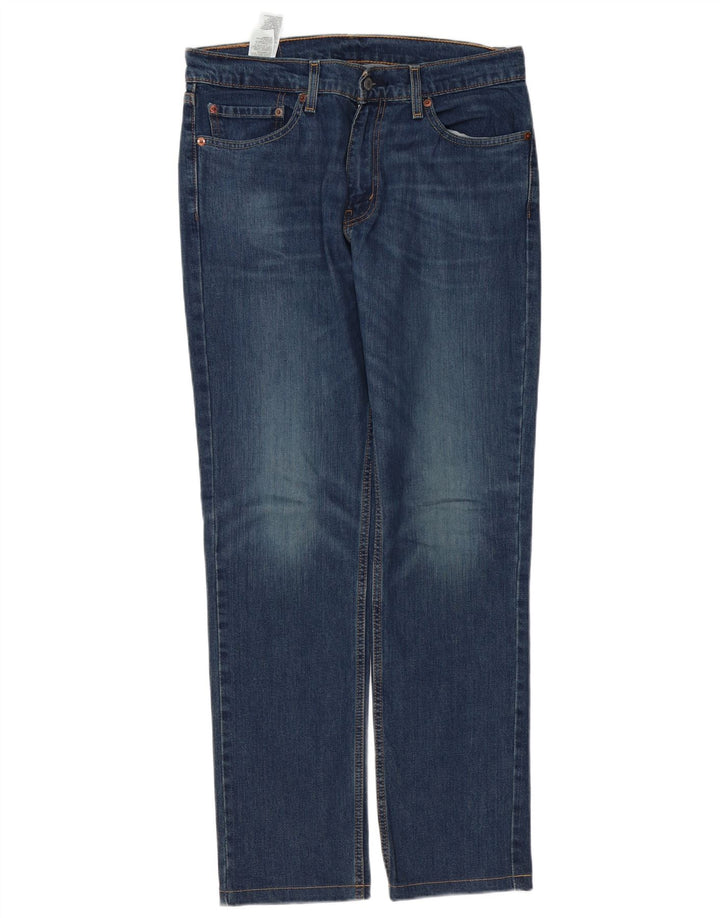 LEVI'S Herren 511 Slim Jeans W32 L30 Blaue Baumwolle