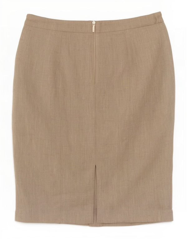 Hobbs Damen Bleistiftrock UK 14 Large W32 Beige