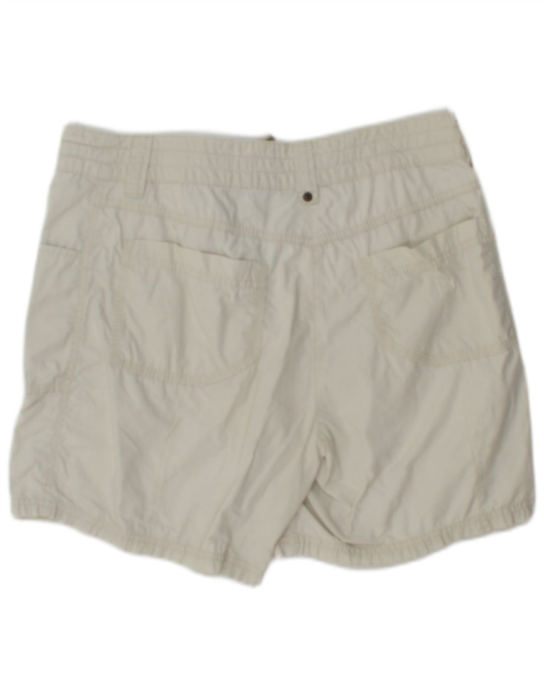 Marks & Spencer Womens Cargo Shorts UK 12 Medium W30  Beige Cotton